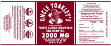Load image into Gallery viewer, Uncle Yoakley’s 2,000mg CBD Oil