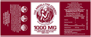 The Angel & The Cowboy 1,000mg CBD Oil